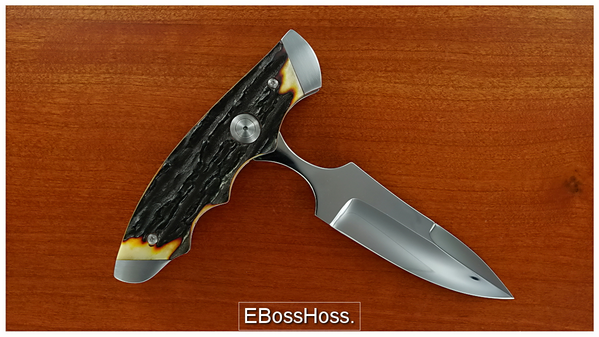 Kansei Lovelessstyle Sheath Knife / PushDagger Convertible EBossHoss Knives